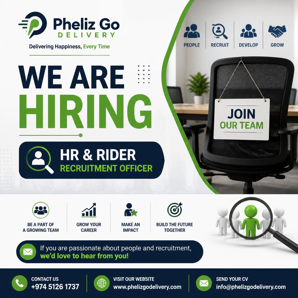 HR & Rider Recruitment Officer